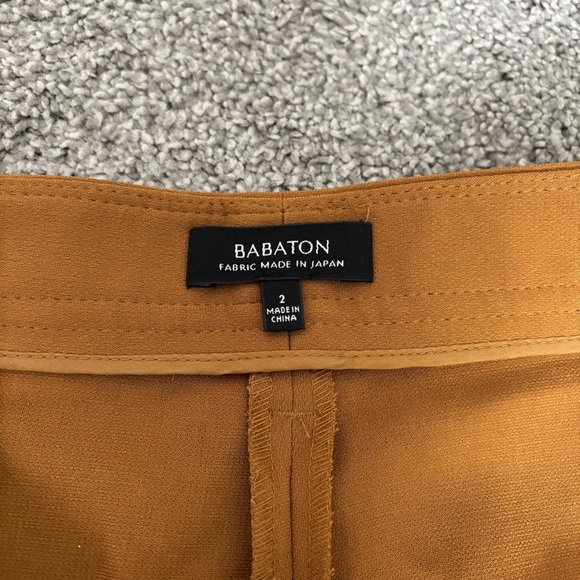 Aritzia Babaton Camel Wide Leg Trousers - Picture 4 of 11